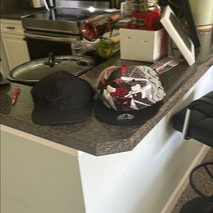 Nike Air Black Cap and Graphic Hat